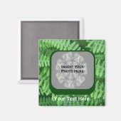 Magnet photo Motif Green Ferns (Recto/Verso)