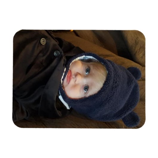 Magnet photo pour bébé mou (Horizontal)