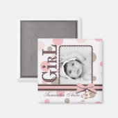 Magnet photo pour fille S2 (Recto/Verso)