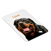 Magnet photo Rottweiler (Côté Droit)