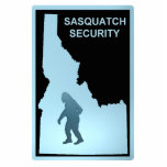 Magnet Photo Sculpture Sasquatch Security - Idaho<br><div class="desc">Comprend la silhouette foncée d'un Sasquatch (Bigfoot) sur un arrière - plan bleu poudreux encadré par le contour de l'Idaho avec le texte "SASQUATCH SECURITY". Allez avec Sasquatch Security pour sauvegarder votre maison et vos objets de valeur. Sécurité dérangeante - comme les Sasquatch sont si rarement vus, vous ne saurez...</div>