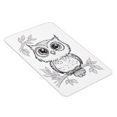 Magnet photo souple pour chouette (Côté Droit)