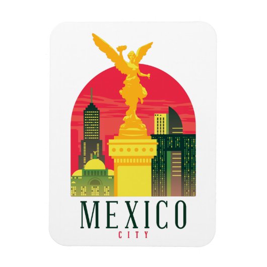 Magnet photo Vintage voyage de Mexico (Vertical)
