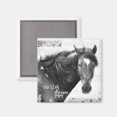 Magnet photo Wild Horse Southwest (Recto/Verso)