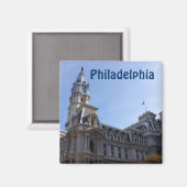 Magnet photographique cool de Philadelphie (Recto/Verso)