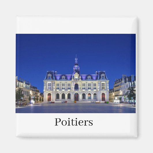 Magnet Poitiers Magneet (Voorkant)