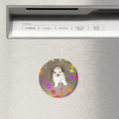 Magnet Poméranien de bébé (In Situ (Lave-vaisselle))