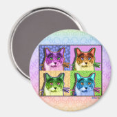 Magnet - Pop Art Chat (Recto/Verso)