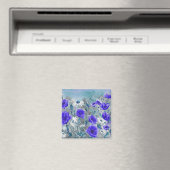 Magnet 'Poppy Blue' (In Situ (Lave-vaisselle))