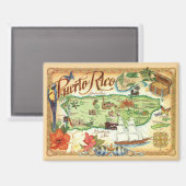 Magnet Porto Rico vintage (Recto/Verso)
