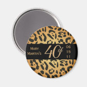 Magnet poster de animal - 40e anniversaire (Recto/Verso)