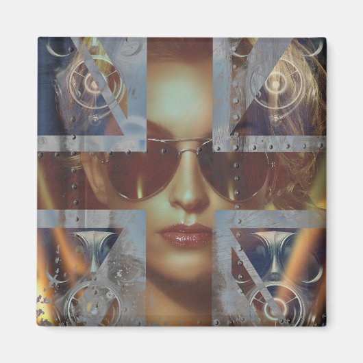 Magnet pour femme Abstraite (Devant)