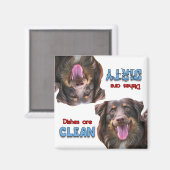 Magnet pour lave-vaisselle pour Amoureux de les ch (Recto/Verso)