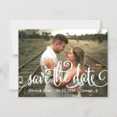 Magnet pour photo de date de sauvegarde en calligr (Recto)