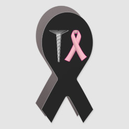 Magnet Pour Voiture Cancer du sein de la vis ! Humour des survivants N