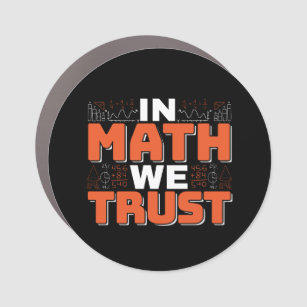 Magnet Pour Voiture Citation d'enseignant en mathématiques - En mathém