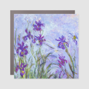 Magnet Pour Voiture Claude Monet - Lilac Irises / Iris Mauves