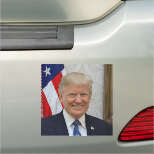 Magnet Pour Voiture Donald Trump Portrait du président de la Maison-Bl