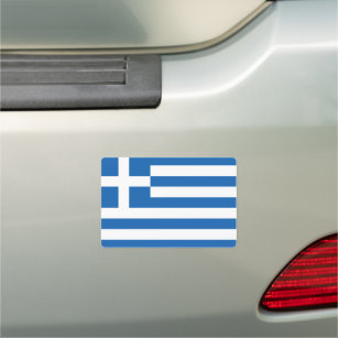 Magnet Pour Voiture Drapeau grec de la Grèce coutume flexible