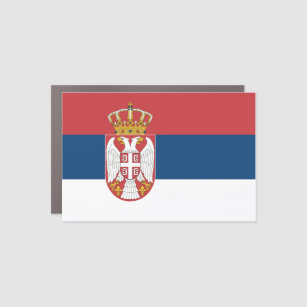Magnet Pour Voiture Drapeau serbe