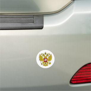 Magnet Pour Voiture Emblème de l'aigle jaune impérial russe à double t