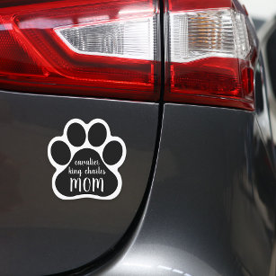 Magnet Pour Voiture Empreinte de maman de race de chien personnalisée