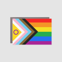 Fierté du progrès inclusif intersexe