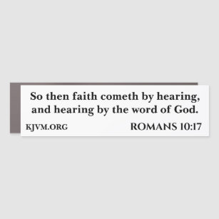 Magnet Pour Voiture Foi chrétienne Parole de Dieu Romains Bible Verse
