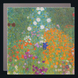 Magnet Pour Voiture Gustav Klimt - Jardin des fleurs<br><div class="desc">Jardin aux fleurs - Gustav Klimt en 1905-1907</div>