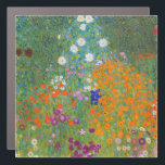 Magnet Pour Voiture Gustav Klimt - Jardin des fleurs<br><div class="desc">Jardin aux fleurs - Gustav Klimt en 1905-1907</div>
