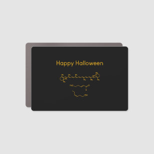 Magnet Pour Voiture Happy halloween Chimie