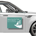 Magnet Pour Voiture Infirmière Médicale en soins de santé à domicile M<br><div class="desc">Infirmière autorisée santé et affaires médicales panneau magnétique de voiture vous pouvez afficher sur votre automobile créé avec un patient avec un symbole de main aidant dans un fauteuil roulant avec une mise en page simple que vous pouvez customiser en ligne. Conçu pour une infirmière en santé à domicile, une...</div>