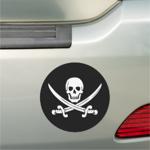 Magnet Pour Voiture Jollys rogers pirate