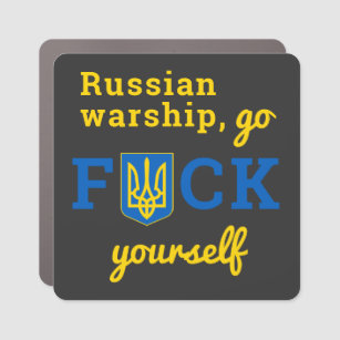 Magnet Pour Voiture La Guerre Russe Allez De Vous À L'Ukraine