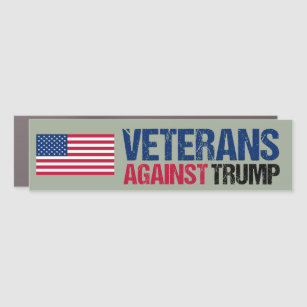 Magnet Pour Voiture Les vétérans contre Trump