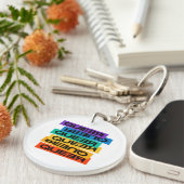 Magnet pour voiture. LGBT+Pride. Queer. Porte-clé (Devant droit)