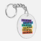 Magnet pour voiture. LGBT+Pride. Queer. Porte-clé (Devant gauche)