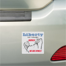 Liberté pas tyrannie Magnet de voiture