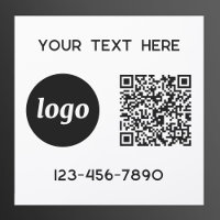 Logo simple promotionnel Business QR Code