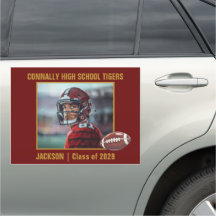 Maroon High School Football Player Photo Large