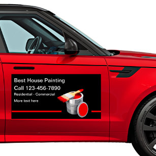 Magnet Pour Voiture Meilleure peinture de la maison Signes de voiture 