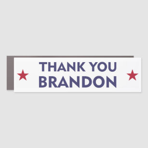 Magnet Pour Voiture Merci Brandon 
