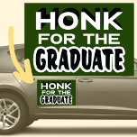 Magnet Pour Voiture Miel Pour Le Gradué Moderne Vert Noir<br><div class="desc">Une façon amusante de remercier votre diplômé pour tous les efforts qu'il a déployés pour terminer ses études. La typographie moderne et festive en noir et blanc. La couleur Arrière - plan peut être changée en couleur de votre choix. Simple et facile à lire. Parfait pour les défilés de voiture...</div>