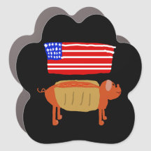 mignon Hotdog pour le 4 juillet