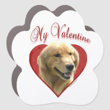 Mon Golden Retriever Valentine