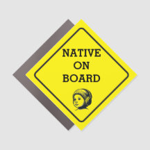 "Native on Board" - Colorado Native Baby Decal