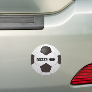 Magnet Pour Voiture Nom personnalisé Soccer Maman