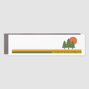 Magnet Pour Voiture Parc national Great Basin Pine Trees Soleil