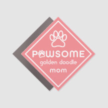 Personnalisable Pawsome Chien Maman Pink Diamond