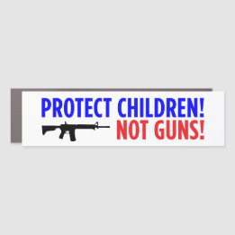 Magnet Pour Voiture Protégez les enfants ! Pas des armes ! Contrôle de